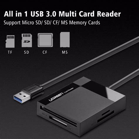 Ugreen All in 1 USB 3.0 Smart Card Reader Flash Multi Memory 